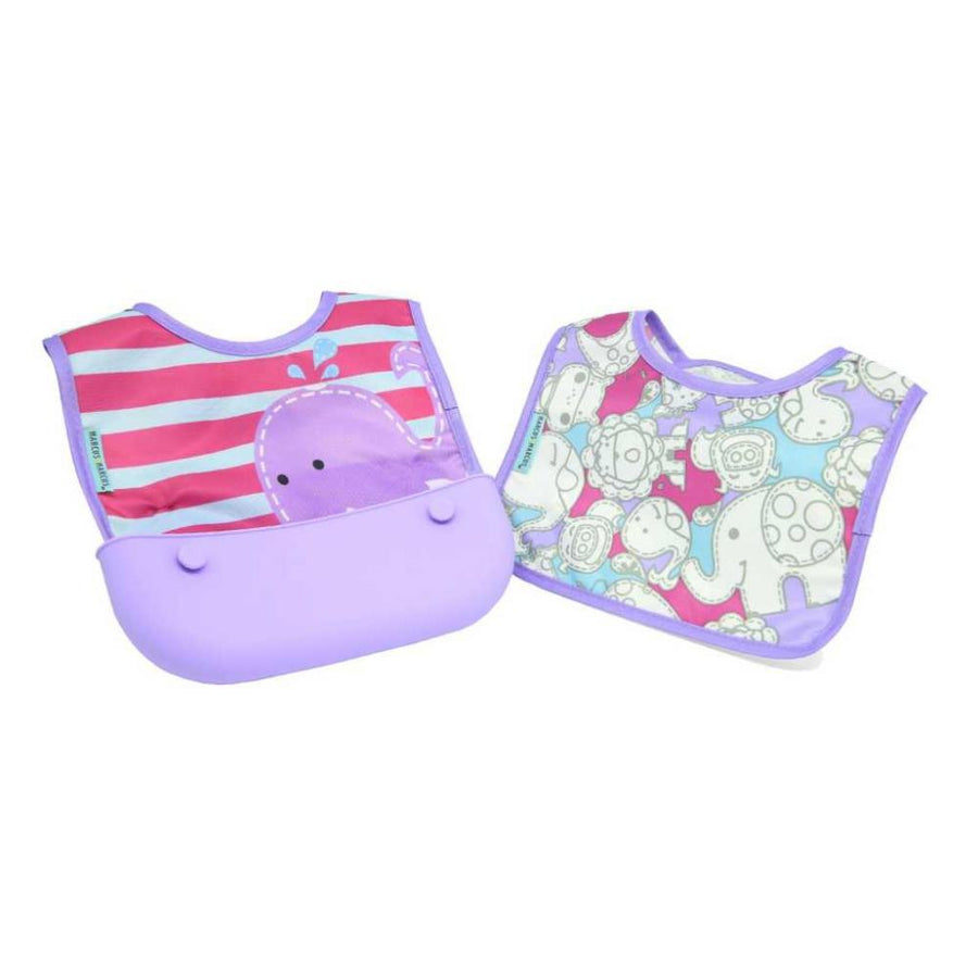 Marcus & Marcus Travel Bib (Set of 2 Bibs) - Happikiddo.com
