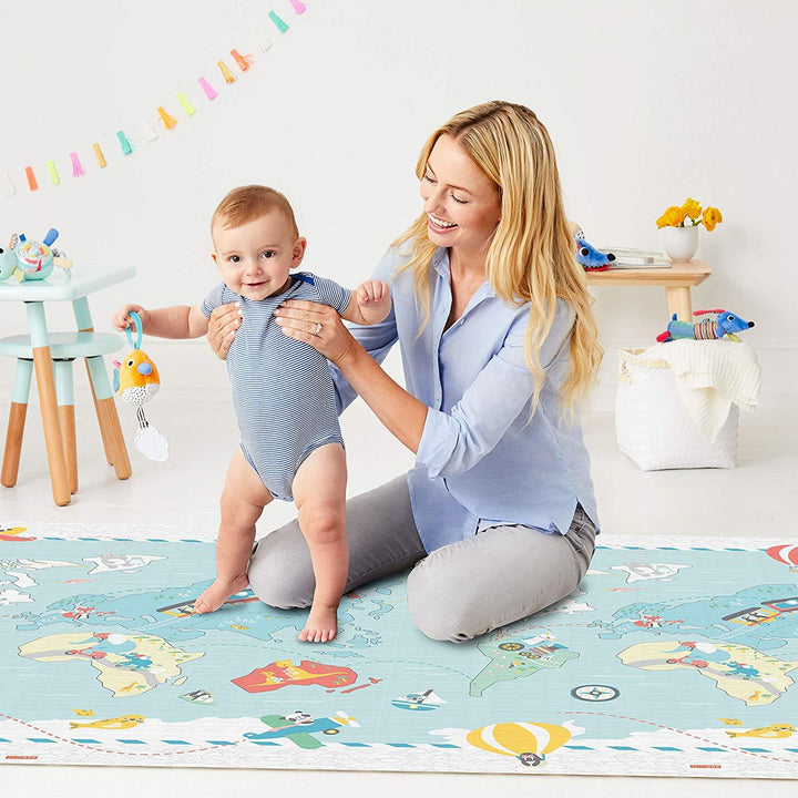 Skip Hop Reversible Playmat - Little Travelers - Happikiddo.com