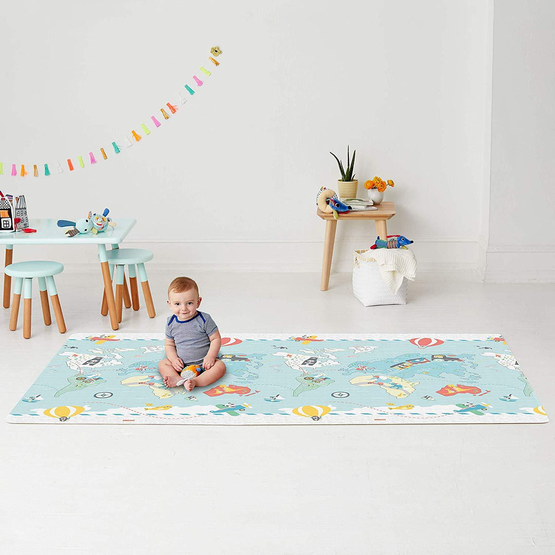 Skip Hop Reversible Playmat - Little Travelers - Happikiddo.com
