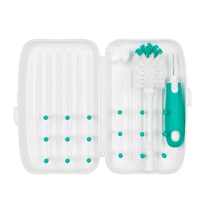 OXO Tot On The Go Drying Rack (With Bottle Brush) - Happikiddo.com