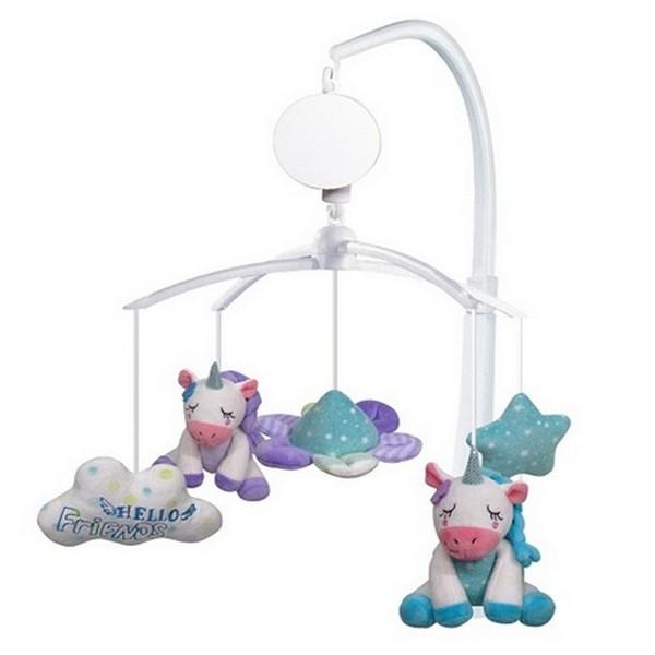 Simple Dimple Unicorn Battery Operated Musical Mobile - Happikiddo.com