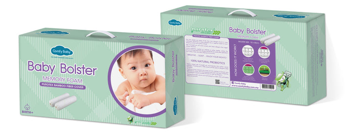 Comfy Baby Purotex Memory Foam Baby Bolster (Twin Pack)
