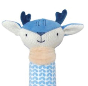 Simple Dimple Moose Squeakie Toy with Teether - Happikiddo.com