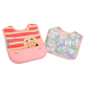 Marcus & Marcus Travel Bib (Set of 2 Bibs) - Happikiddo.com