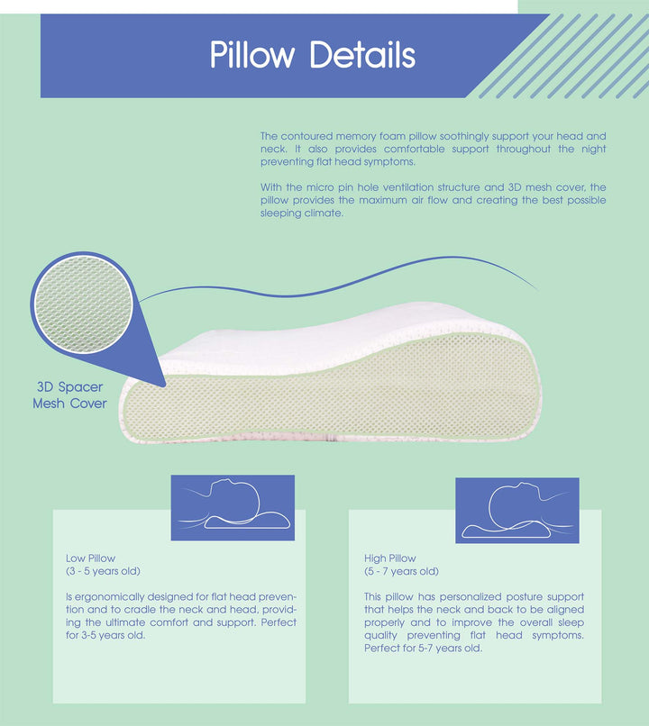 Comfy Baby Purotex Junior Pillow