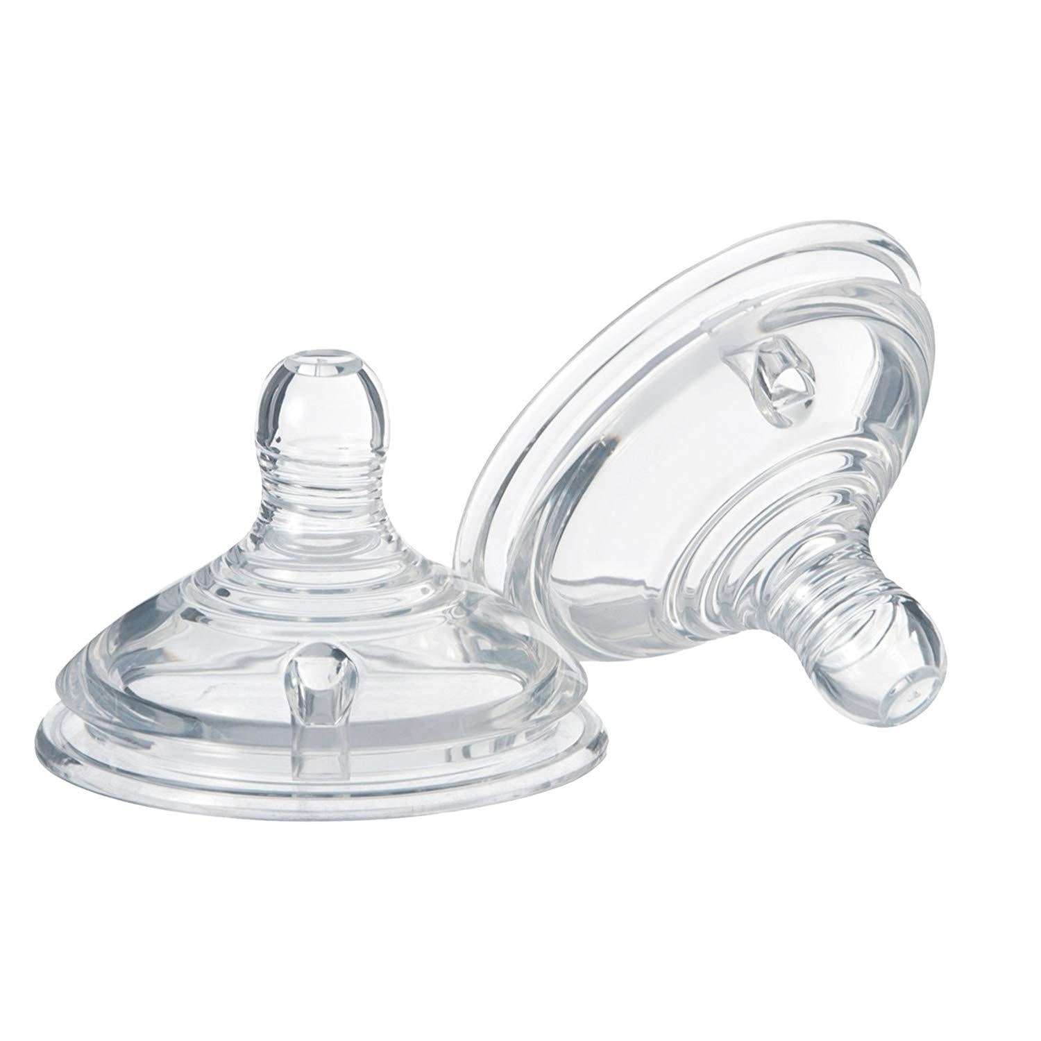 Tommee Tippee Closer To Nature with Anti Colic Valve Fast Flow Teats - Happikiddo.com