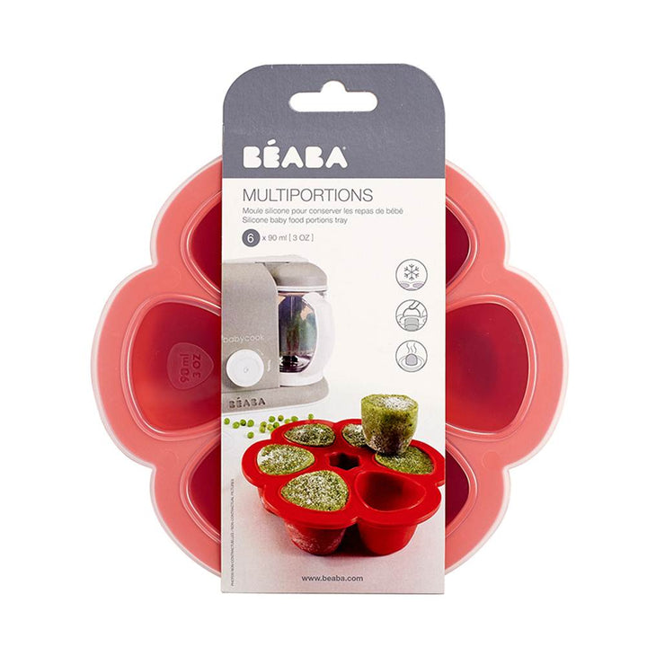 Beaba Silicone Multiportion 6 x 90ml- Paprika