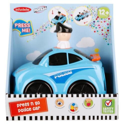 Infunbebe Press n Go Police Car