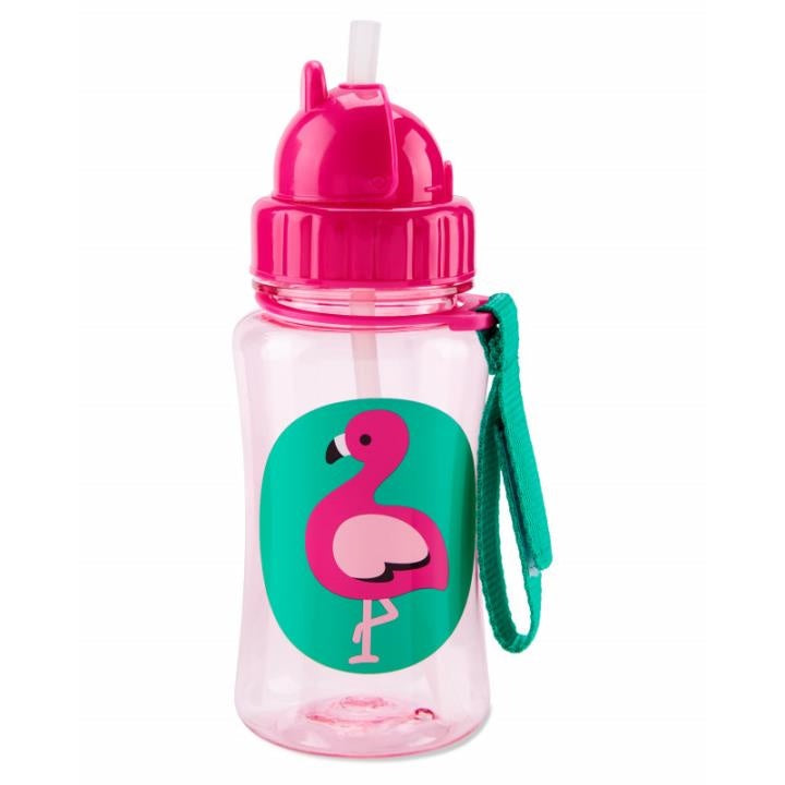 Skip Hop Zoo Straw Bottle- Flamingo