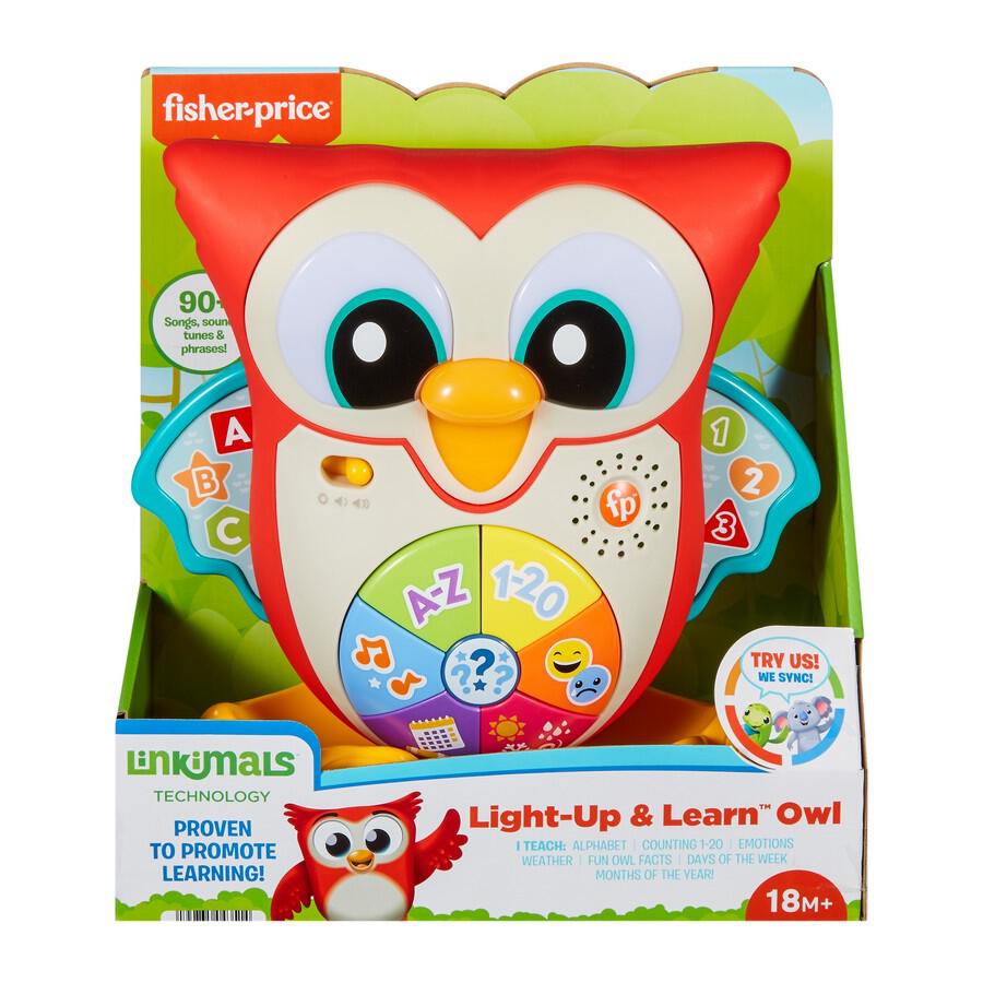 Fisher-Price Linkimals Light Up & Learn Owl - image 8 - Happikiddo.com