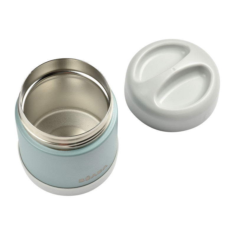 Beaba Stainless Steel Isothermal Portion 300ml (Light mist/ Eucalyptus Green)