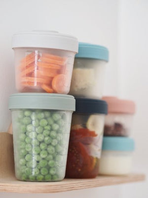Beaba Pro Food Storage Set - 6 Clip portions (2x90 ml + 2x150ml + 2x250ml)