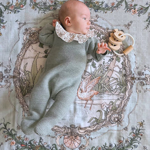 Atelier Choux CARRÉ- Tapestry Olive Green