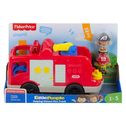 Fisher-Price Little People Helping Others Fire Truck (FDG44)
