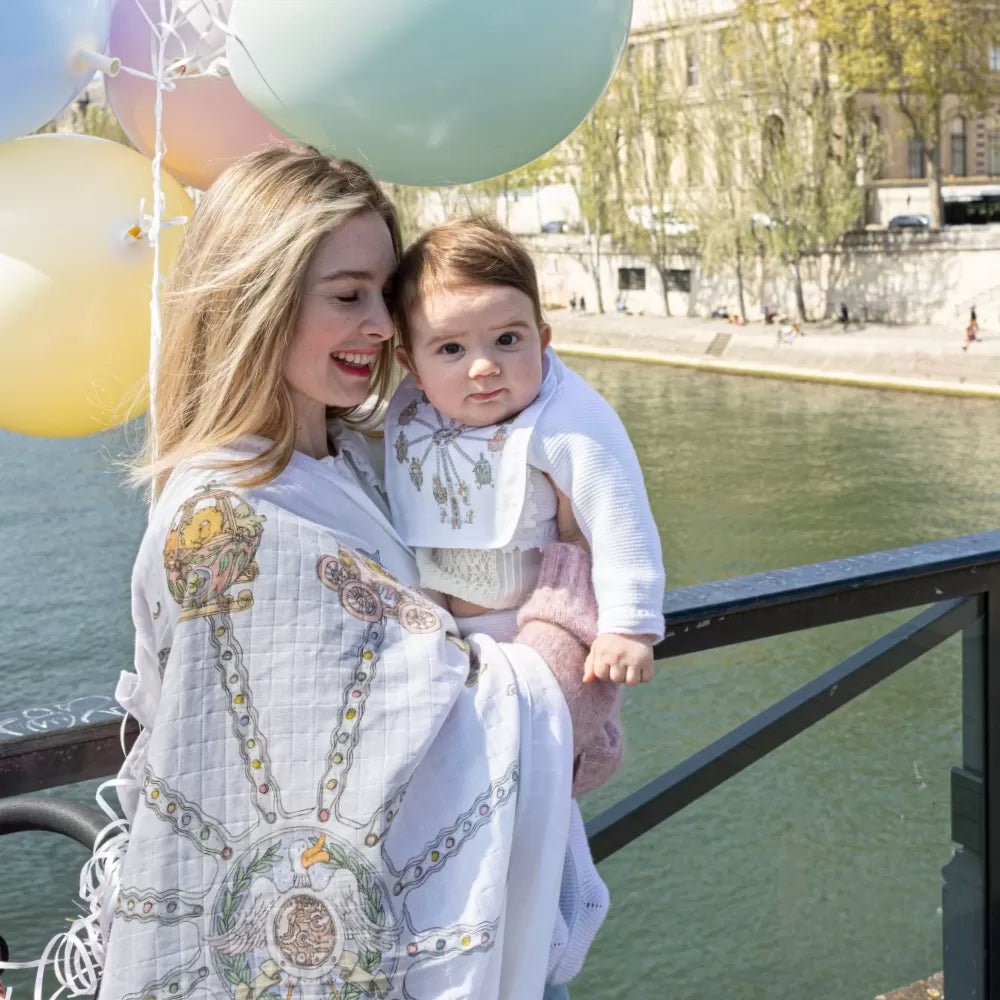 Atelier Choux Small Bib- Ferris Wheel