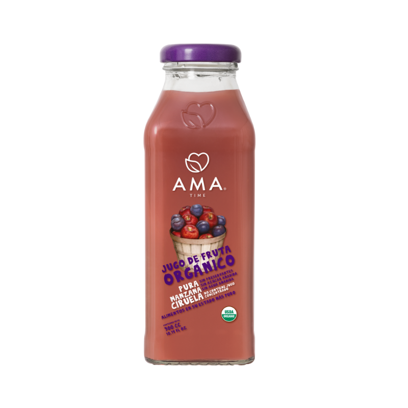 Ama Time Bottle Fruit Juice 300ml- Apple & Plum