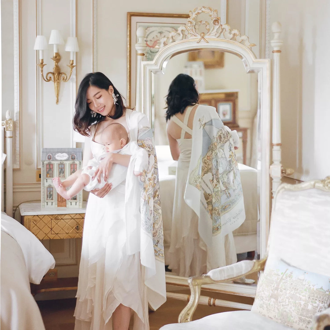 Atelier Choux CARRÉ- Carousel Blue