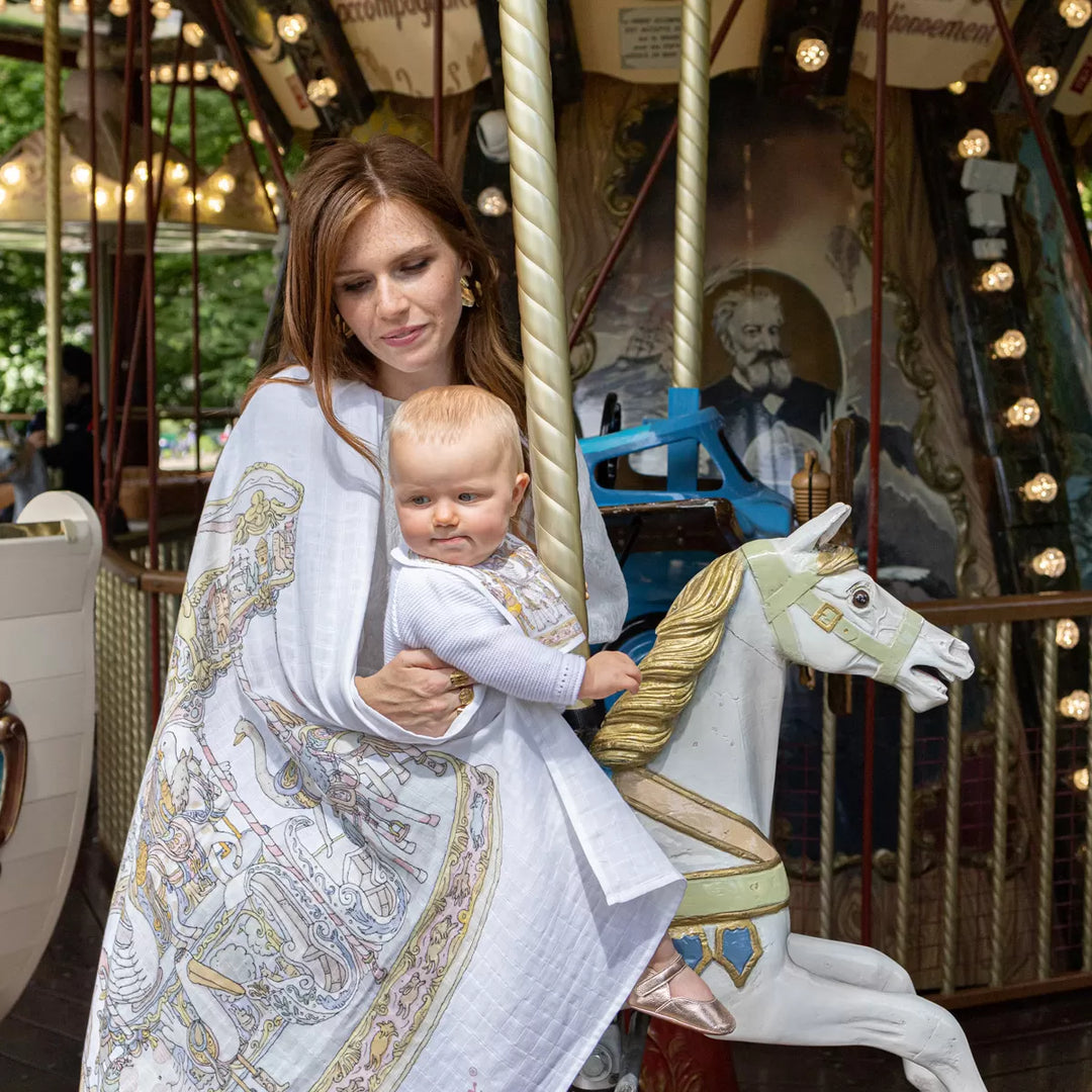 Atelier Choux CARRÉ- Carousel Pink