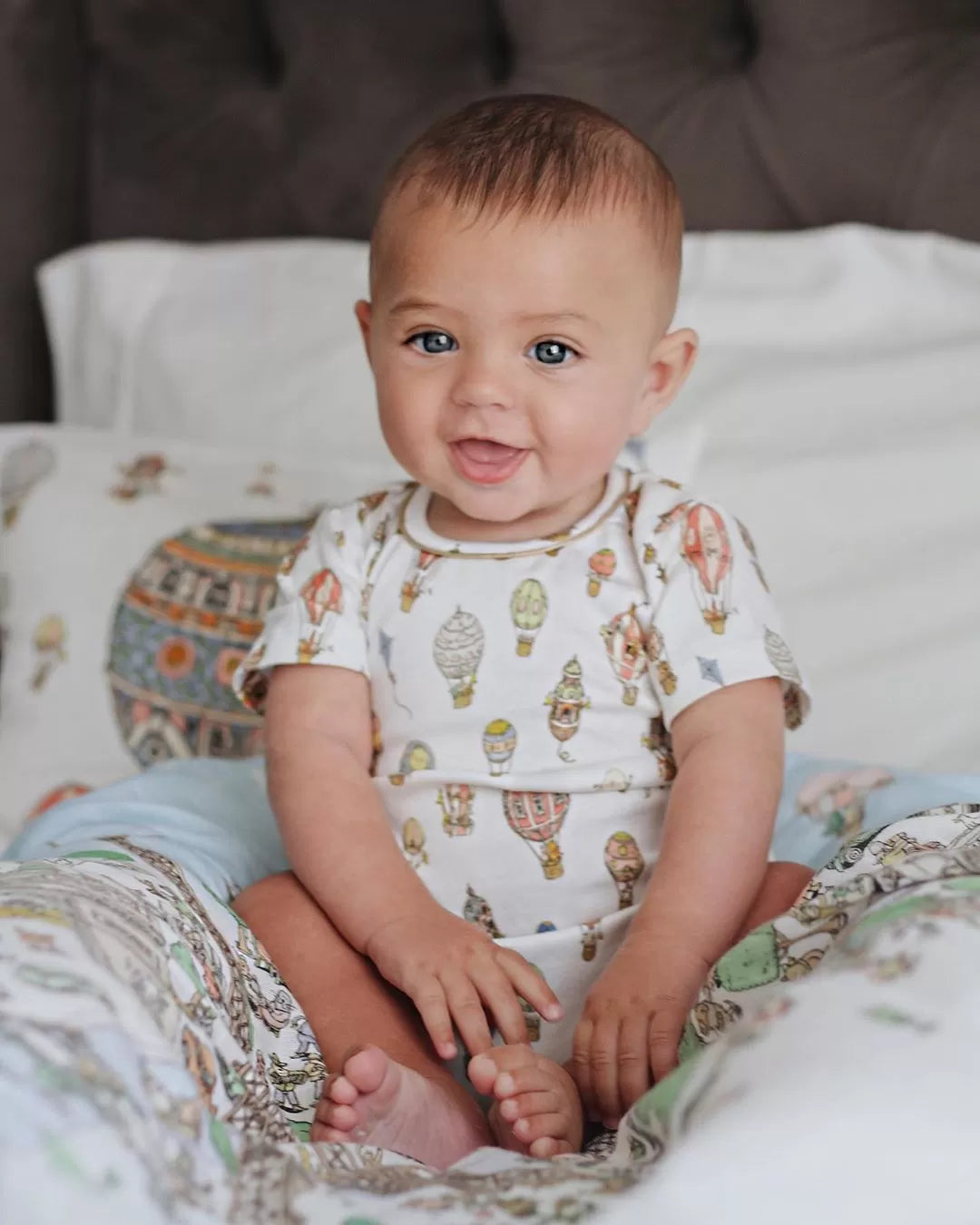 Atelier Choux Onesie Classic - Baloons (0-3m/3-6m)