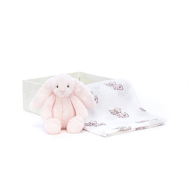 Jellycat Bashful Pink Bunny Gift Set (BASBP2SET)