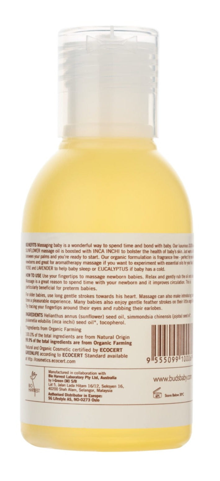 Buds Organics Baby Massage Oil 100ml