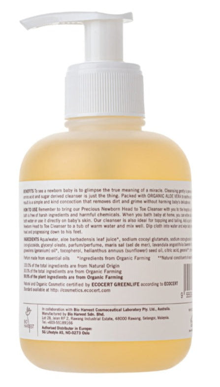 Buds Organics Precious Newborn Head to Toe Cleanser 250ml