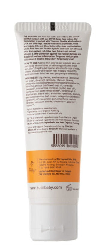 Buds Organics Solar Care Lotion 75ml