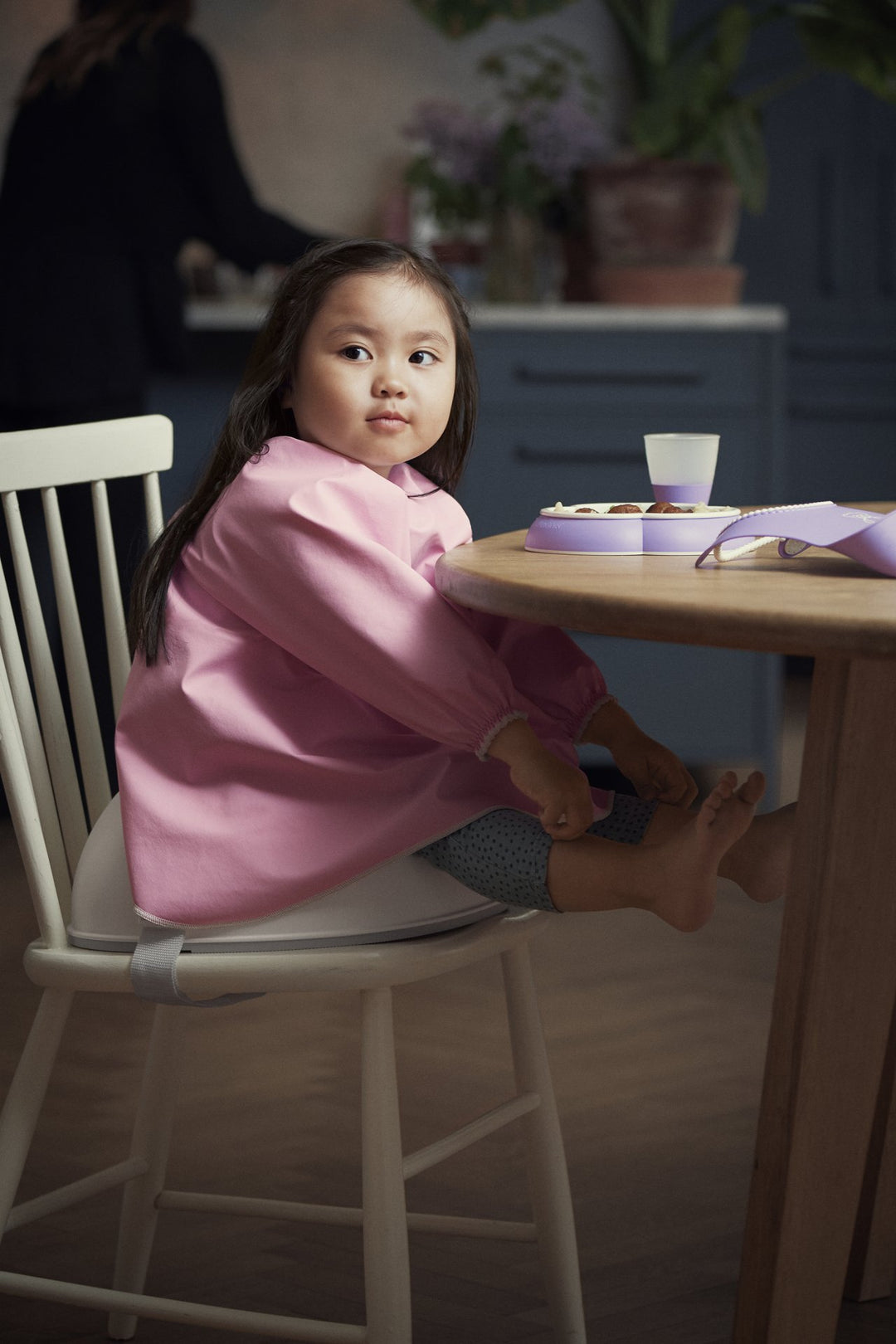 BabyBjörn Long Sleeve Bib (Pink)