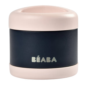 Beaba Stainless Steel Isothermal Portion 500ml (Light Pink/ Night Blue)