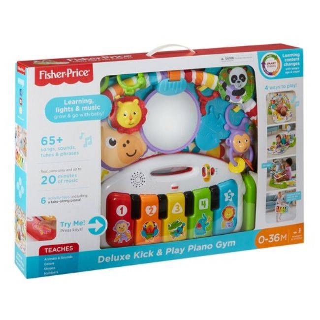 Fisher-Price Deluxe Kick & Play Piano Activity Gym (FGG45)