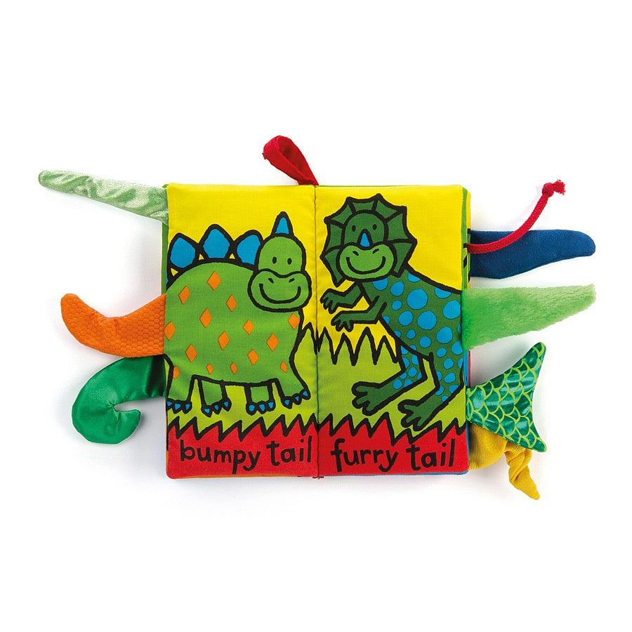 Jellycat Dino Tails Book (BK444ND)