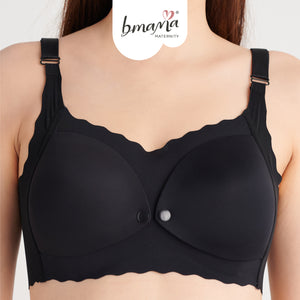 Bmama Silky Soft Nursing Bra - Lady's Mantle, Black - image 6 - Happikiddo.com