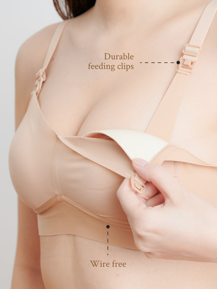 Bmama The True Mulberry Silk Seamless Nursing T-shirt Bra