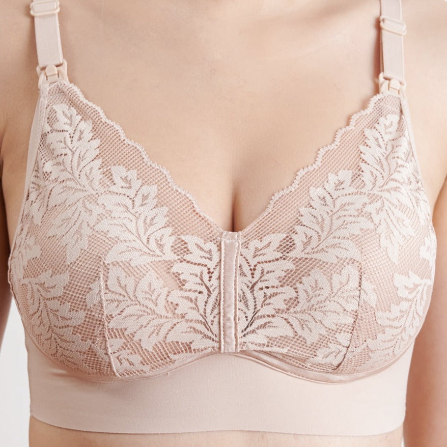 Bmama The Grace Mulberry Silk Lace Nursing Bra