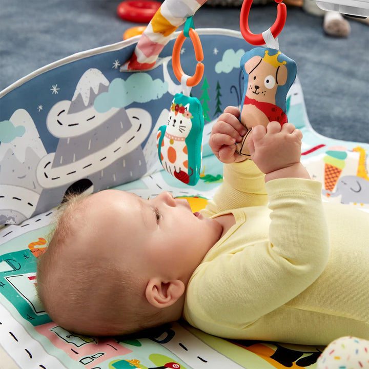 Fisher-Price Joyful Journeys Activity City Gym to Jumbo Play Mat (GJD41)