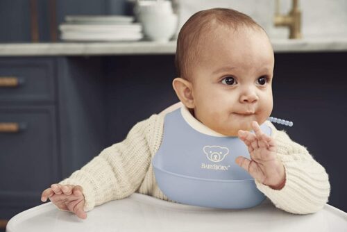 BabyBjörn Baby Bib 2pcs Set (Powder Yellow /Powder Blue)