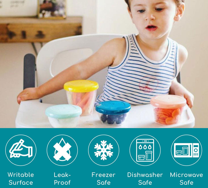 Babymoov Babybols Food Container 180ml x6