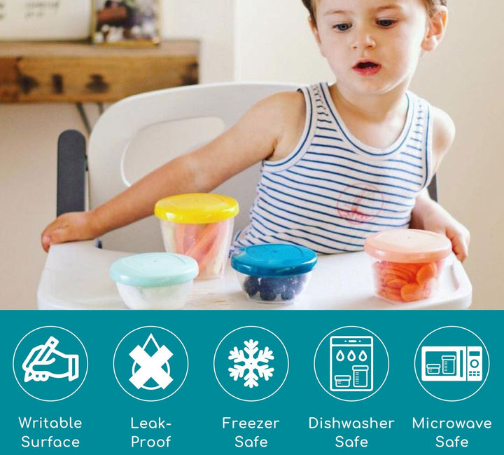 Babymoov Babybols Food Container Multi Color (12 Pcs)