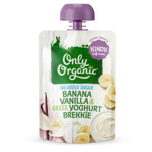 Only Organic Banana Vanilla & Greek Yogurt Brekkie 100g