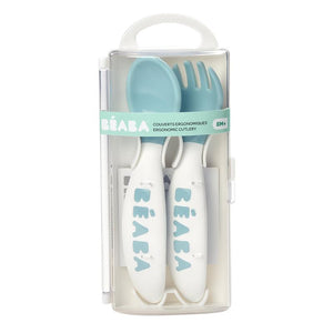 Beaba 2nd Age Training Fork and Spoon- Blue