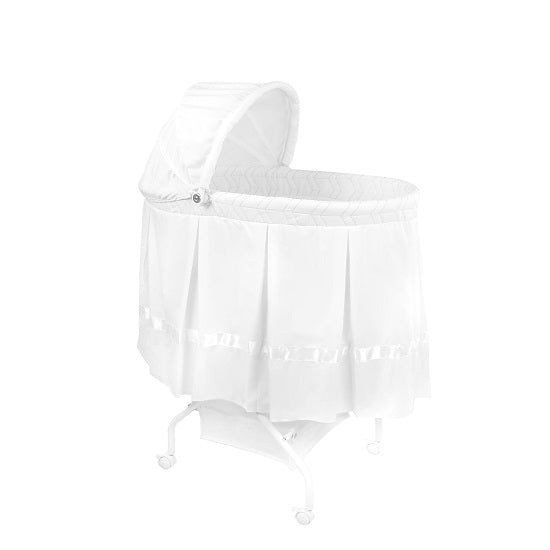 Babyhood Breathe Eze Classic Bassinet (White)
