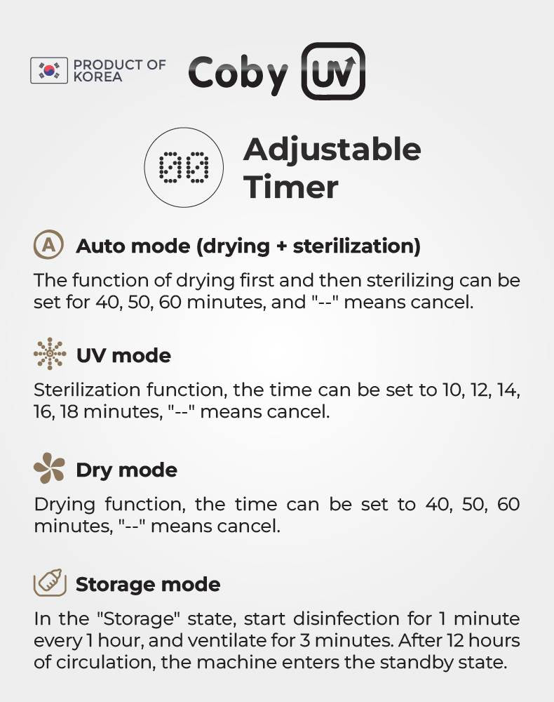 Coby UV Waterless Sterilizer V5