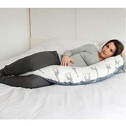 Doomoo Buddy Maternity & Nursing Pillow- Tree Grey