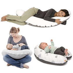 Doomoo Buddy Maternity & Nursing Pillow- Giraffe Grey