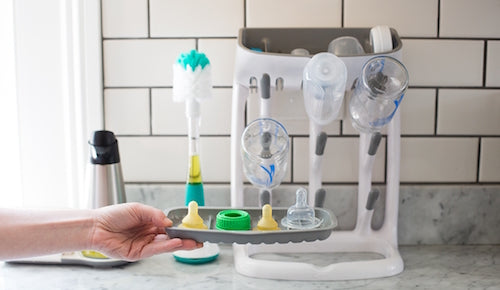 OXO Tot Space Saving Drying Rack- Grey