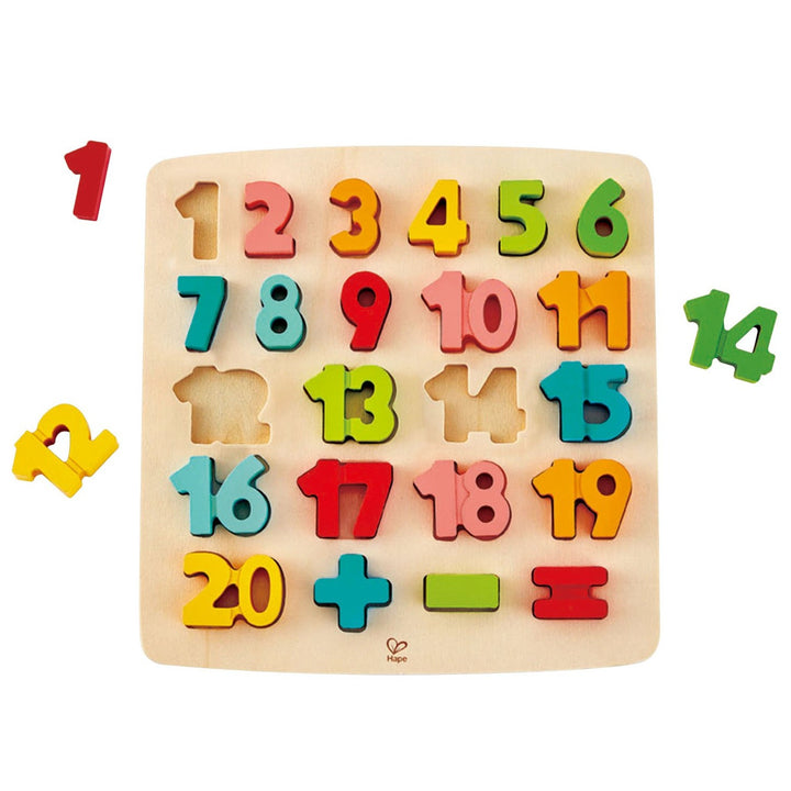 Hape Chunky Number Math Puzzle