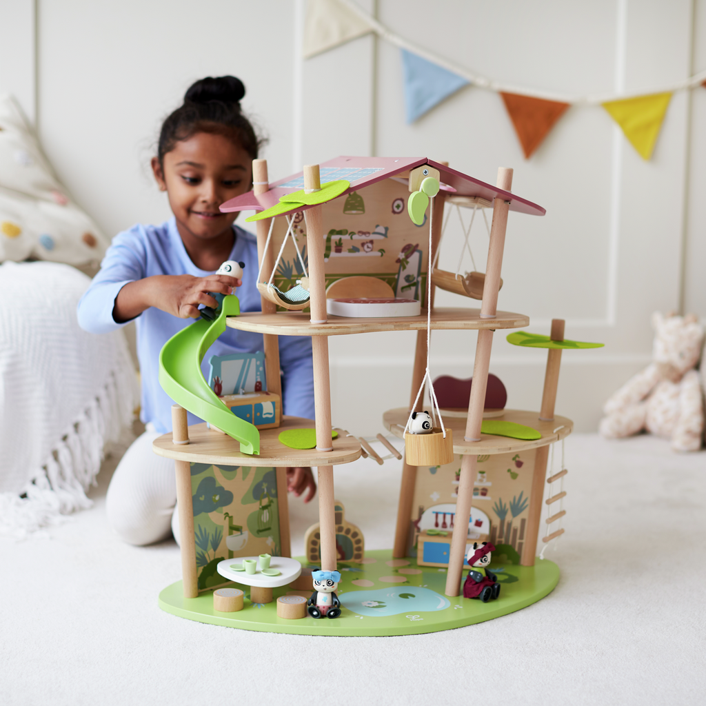 Hape Pandas Bamboo House 