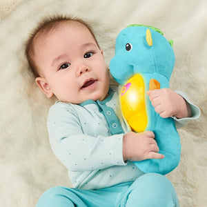 Fisher-Price Soothe N Glow Seahorse- Blue (DGH82)