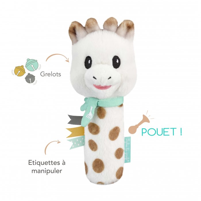 Sophie La Girafe Sophiesticated Pouet Rattle Set