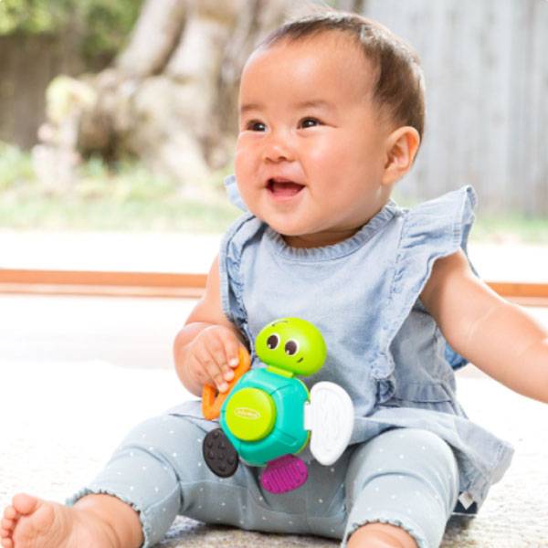 Infantino Turtle Rattle Pal - image 4 - Happikiddo.com
